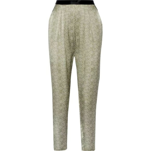 ERES PARIS; Silk Straight Leg Pant Trouser - Picture 3 of 8